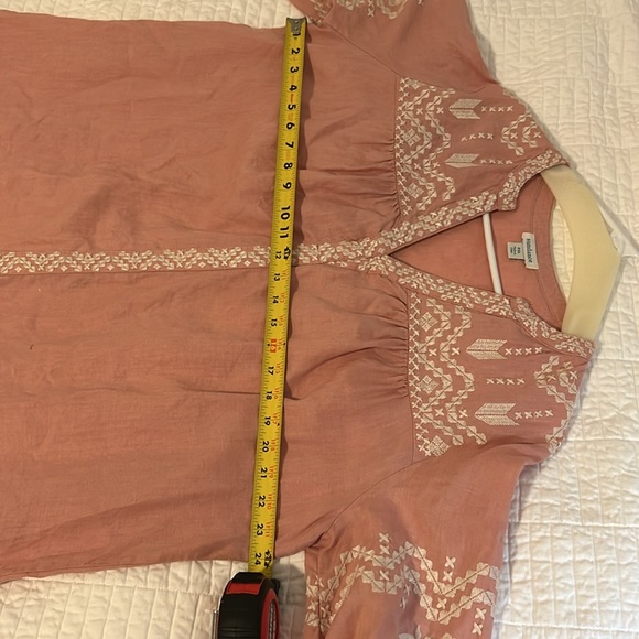 Sundance Amina Beauty Dress Floral Aztec Embroidered Linen Dress - Picture 16 of 16